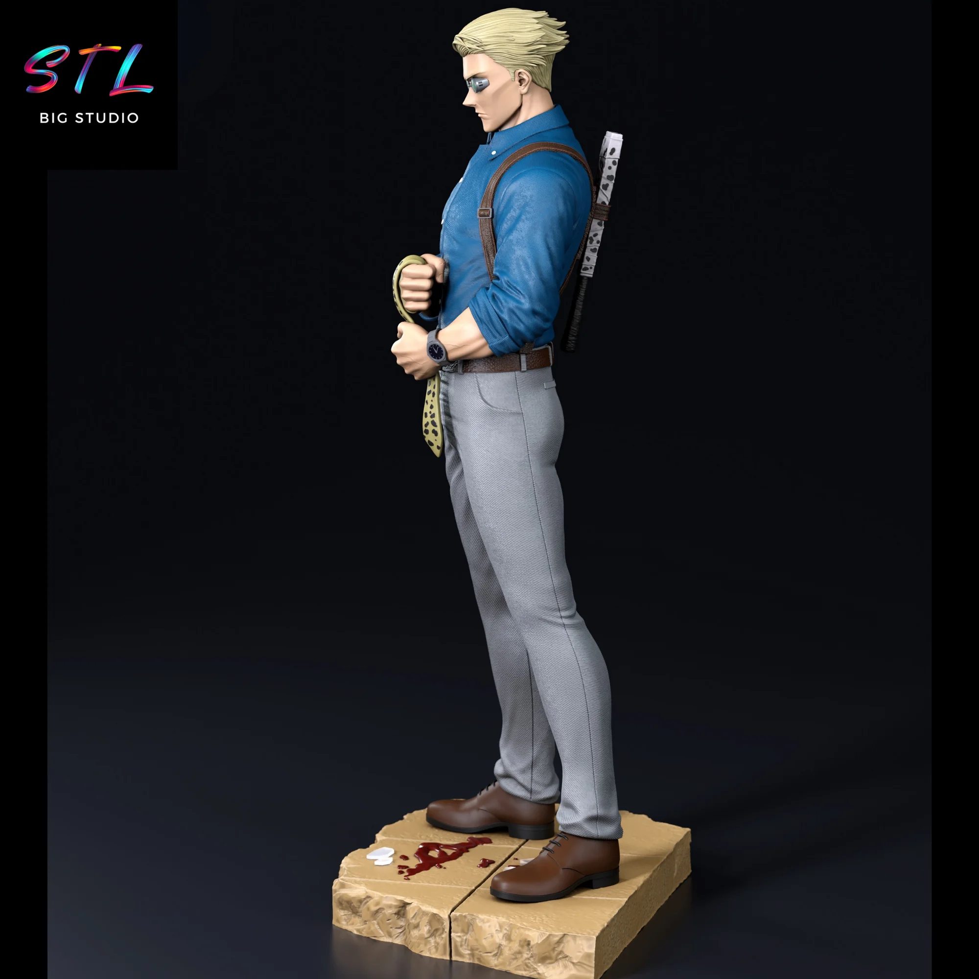 Kento Nanami STL | Jujutsu Kaisen | 3D Print Model Model — view 4