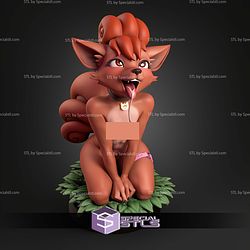 Vulpix Furry Alternative STL Files 3D Model