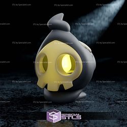 Basic Pokemon Collection Duskull Tea Light 3D STL Model — view 1