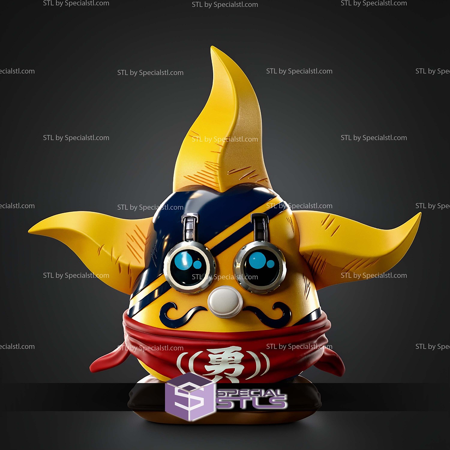 Daruma Sogeking STL Files 3D Model — view 2