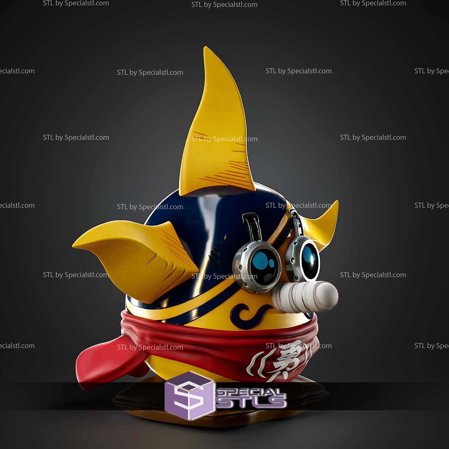 Daruma Sogeking STL Files 3D Model — view 5