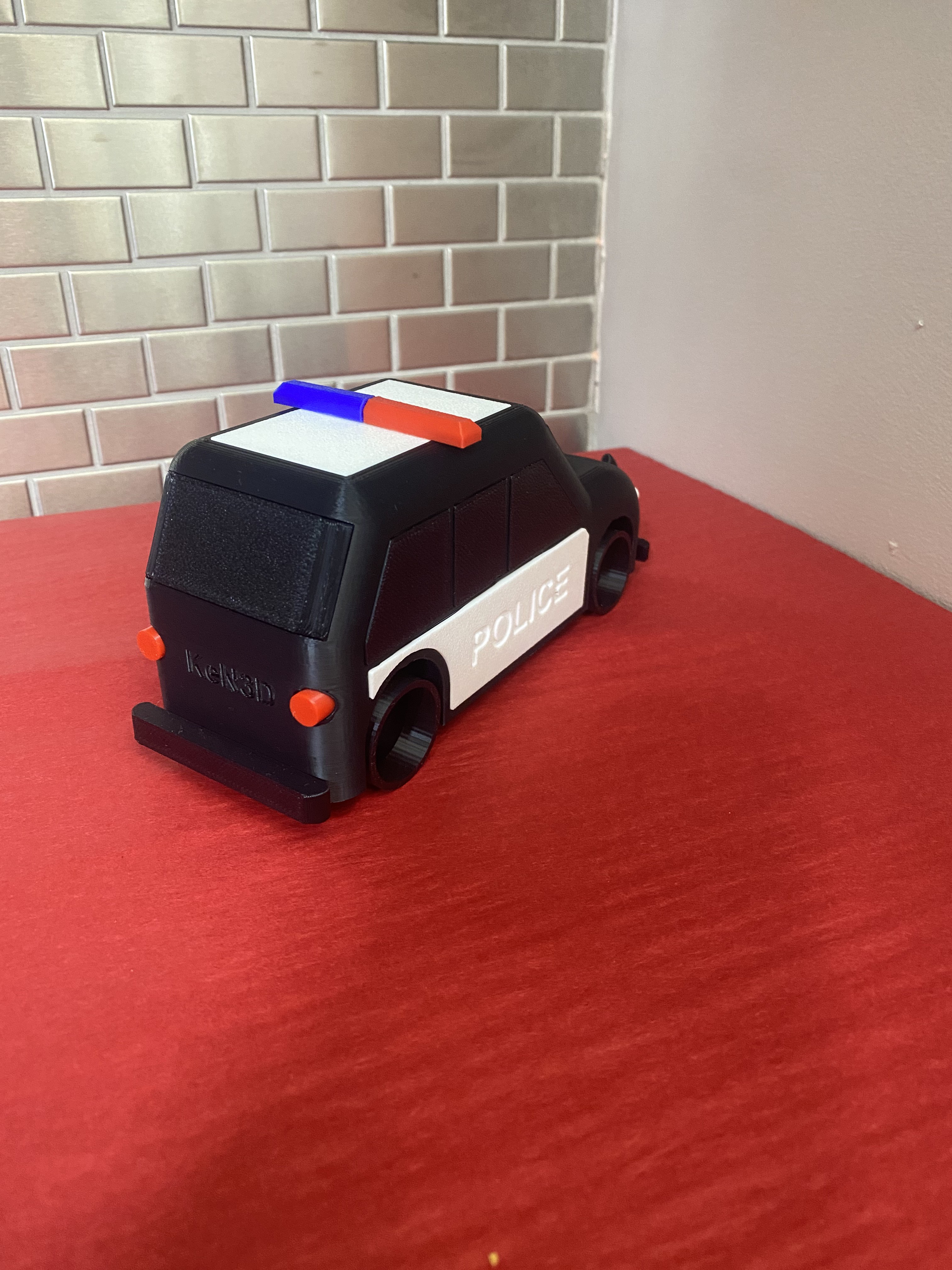 The Police Car 3D STL Model