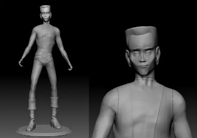 Cannonball man 3D STL Model
