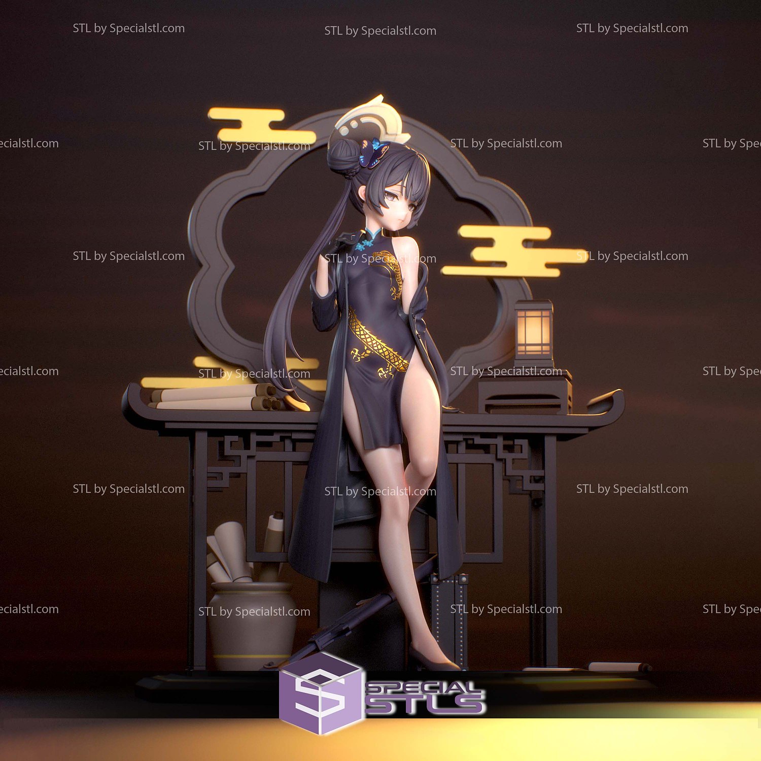 Blue Archive Kisaki V2 3D Print Files STL Model — view 4