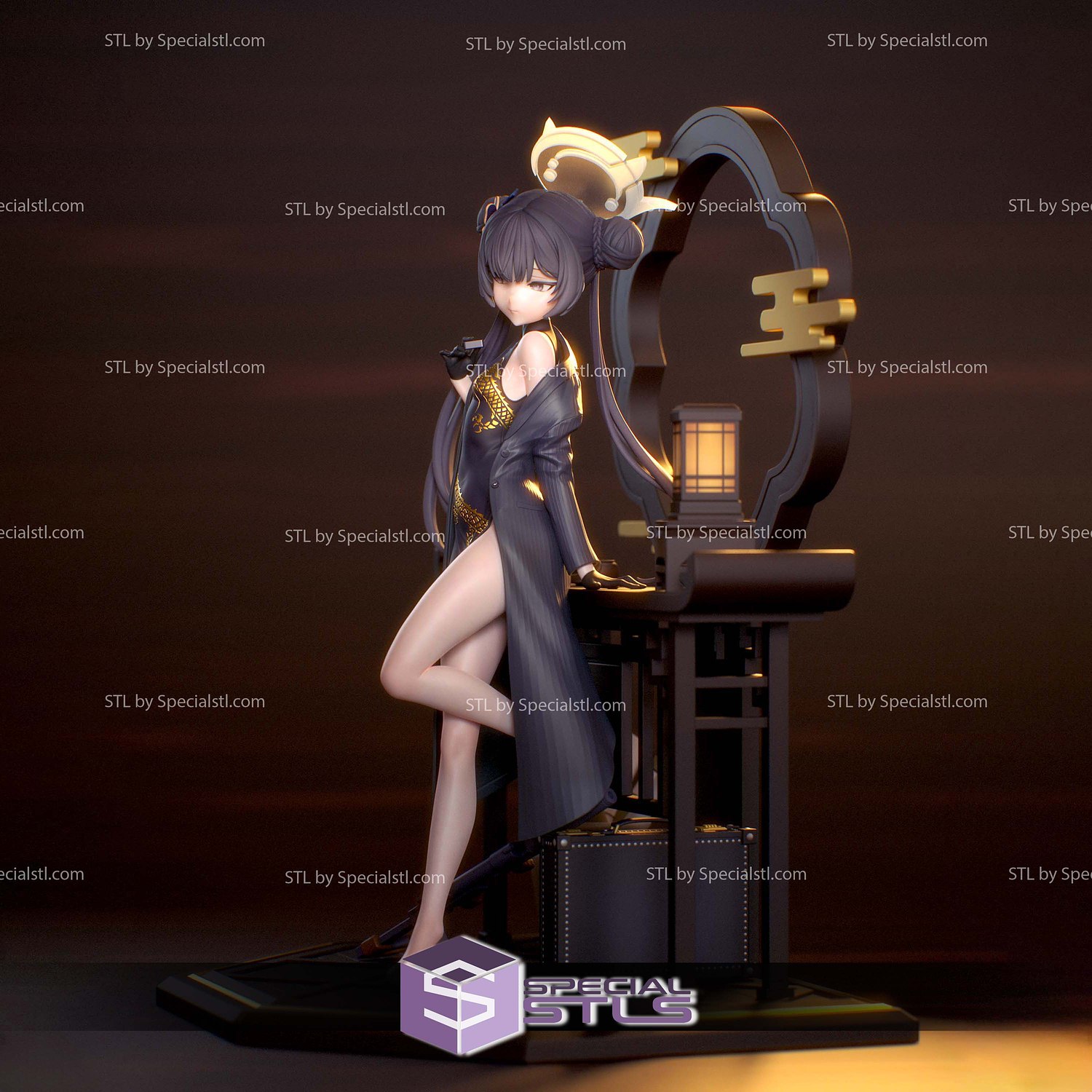 Blue Archive Kisaki V2 3D Print Files STL Model — view 5