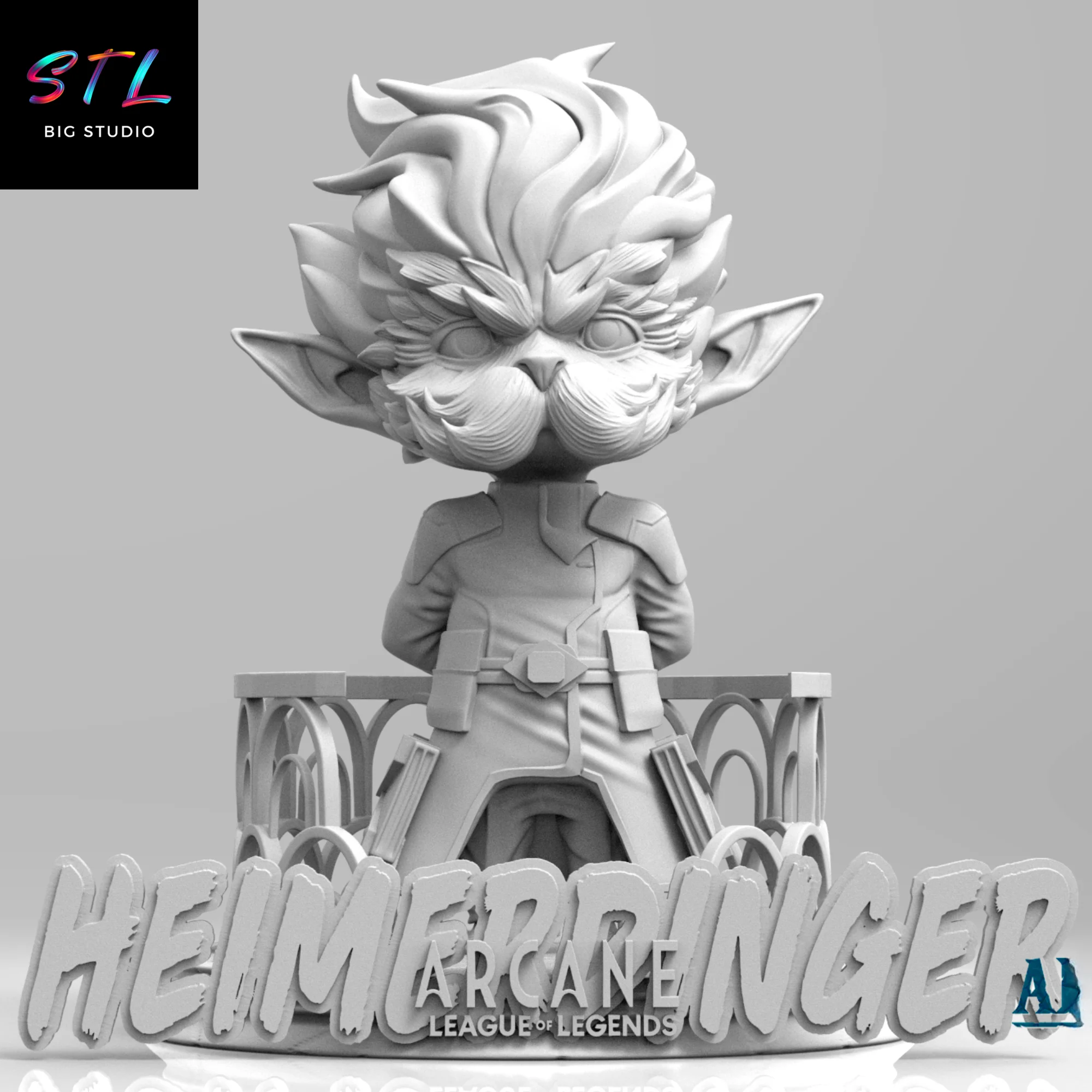 Heimerdinger STL | League of Legends | 3D Printable Figure Model