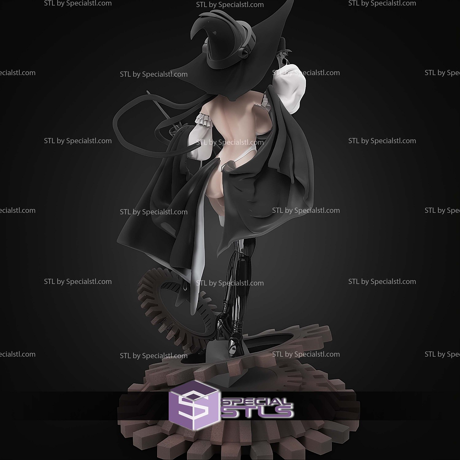 2B Magical Girl Nier Automata STL Files 3D Model — view 2