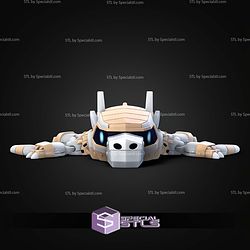 Super Basic STL Robot Dragon 3D Model