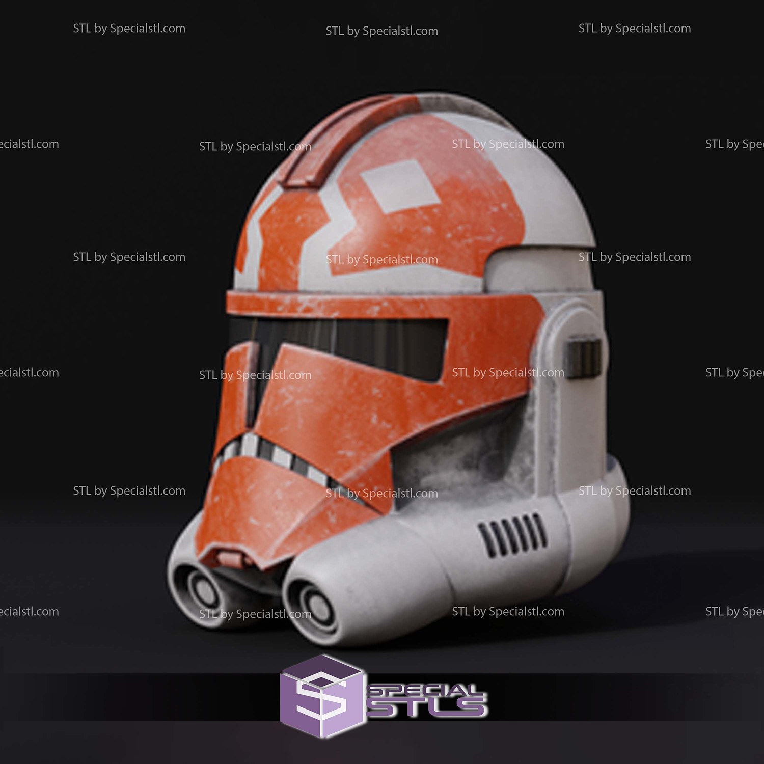 Cosplay STL Files Phase 2 Animated Clone Helmet V2 3D Model — view 2