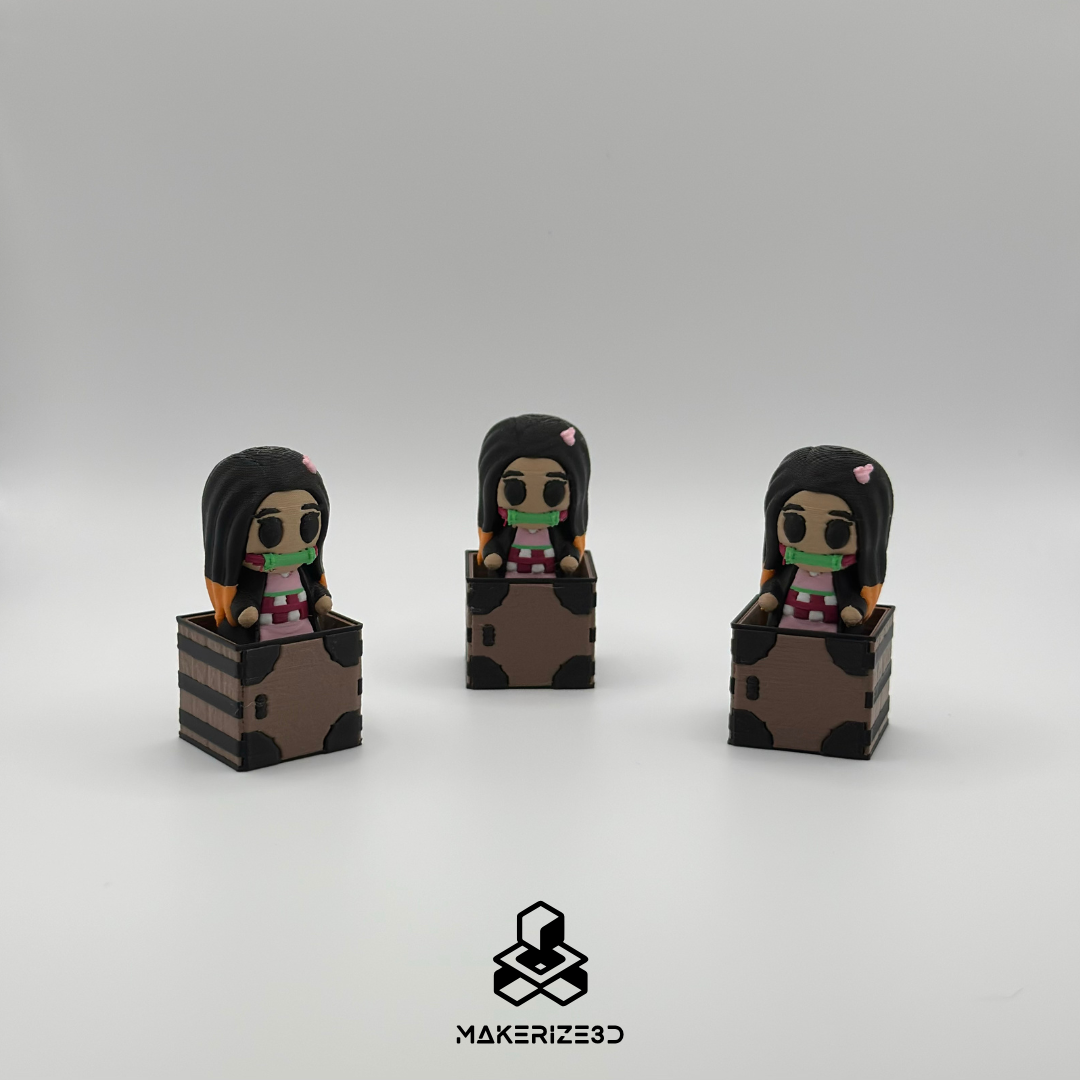Nezuko Clicker 3D STL Model