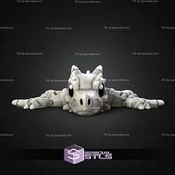 Super Basic STL Flexi Baby Bone Dragon 3D Model