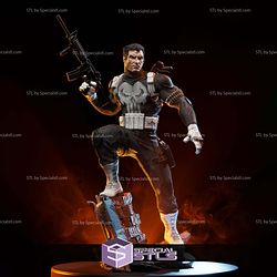 Punisher 1-6 Scale 3D Printer Files STL Model