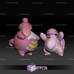 Pokemon STL Collection Lickitung Lickilicky 3D Model