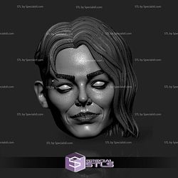 Custom Head STL Gwen Stacy 3D Model