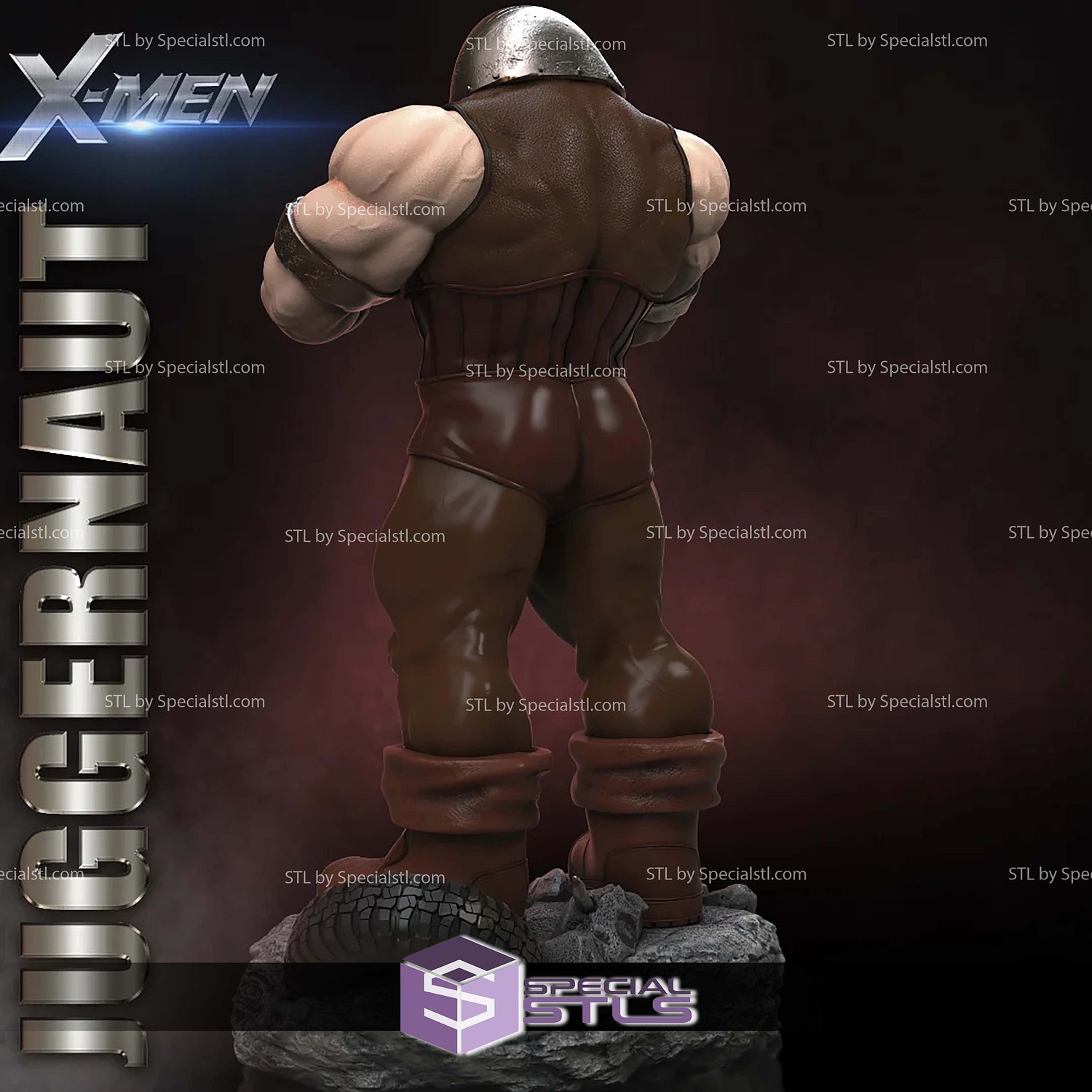 Juggernaut Signature Pose 3D Printer Files STL Model — view 5