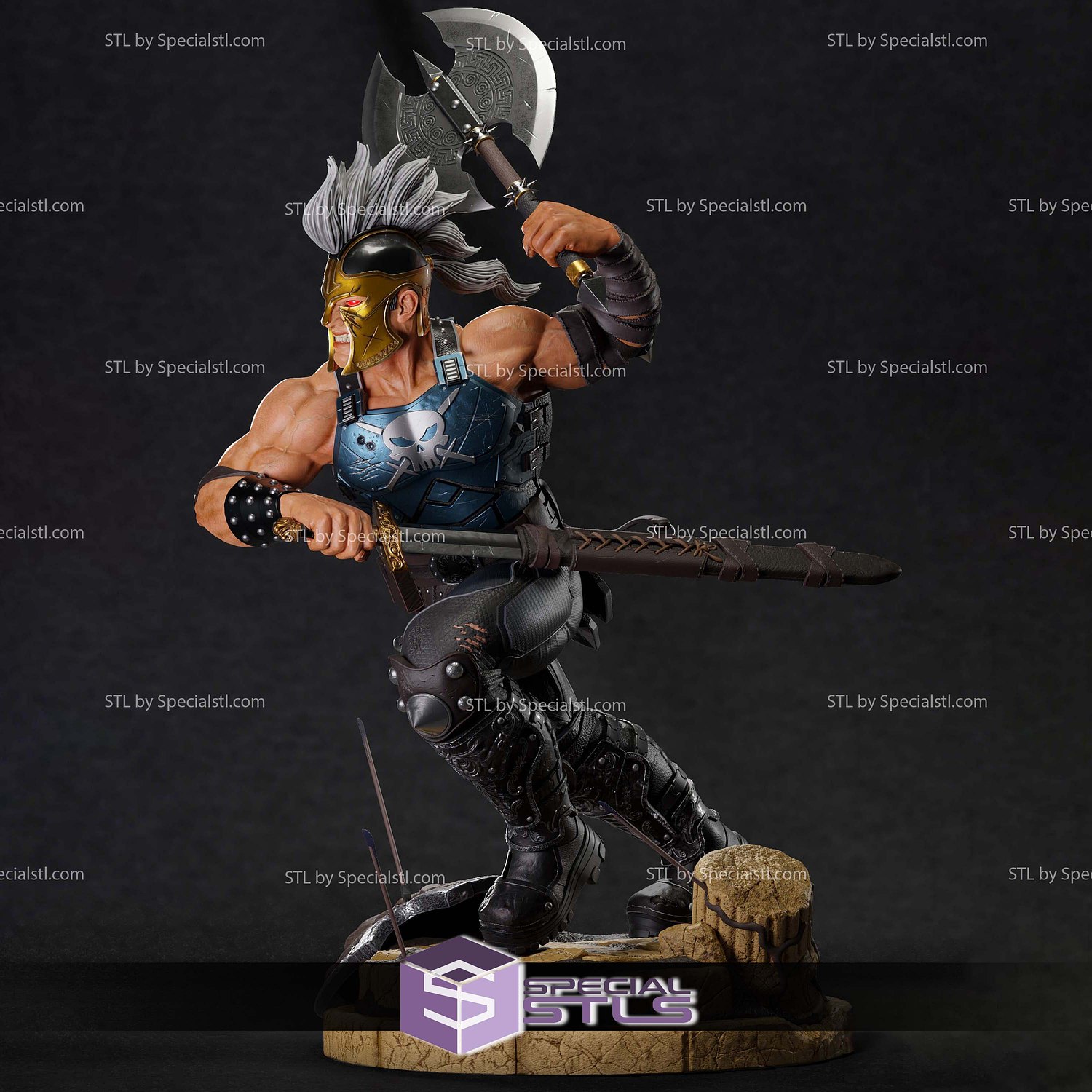 Ares Marvel Viallin 3D Print Files STL Model — view 3