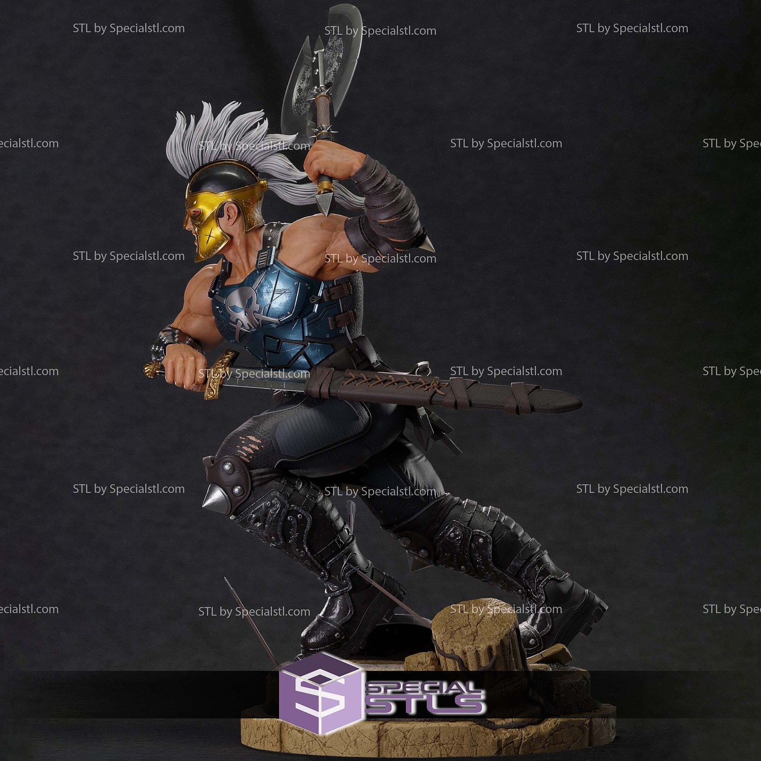 Ares Marvel Viallin 3D Print Files STL Model — view 4
