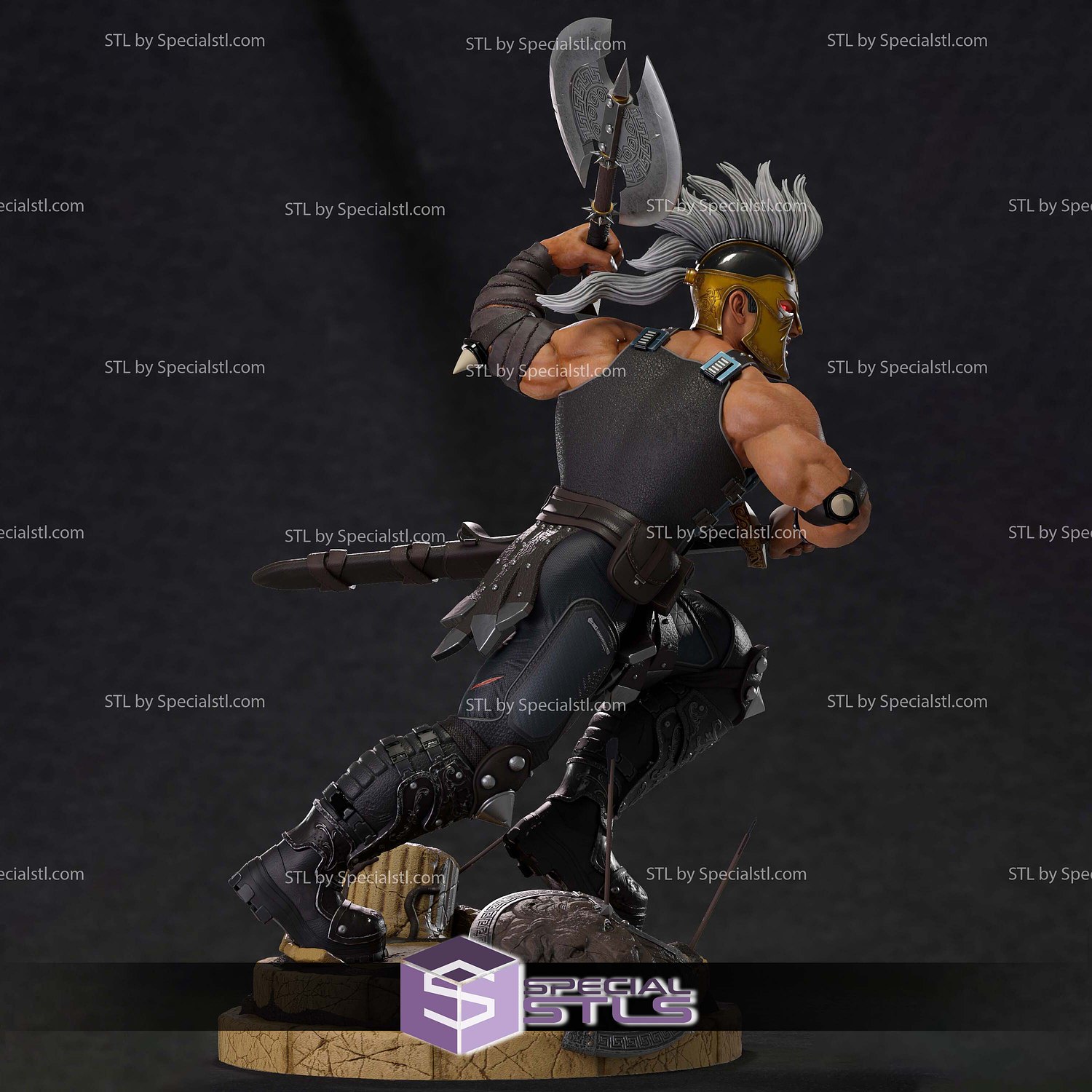 Ares Marvel Viallin 3D Print Files STL Model — view 5