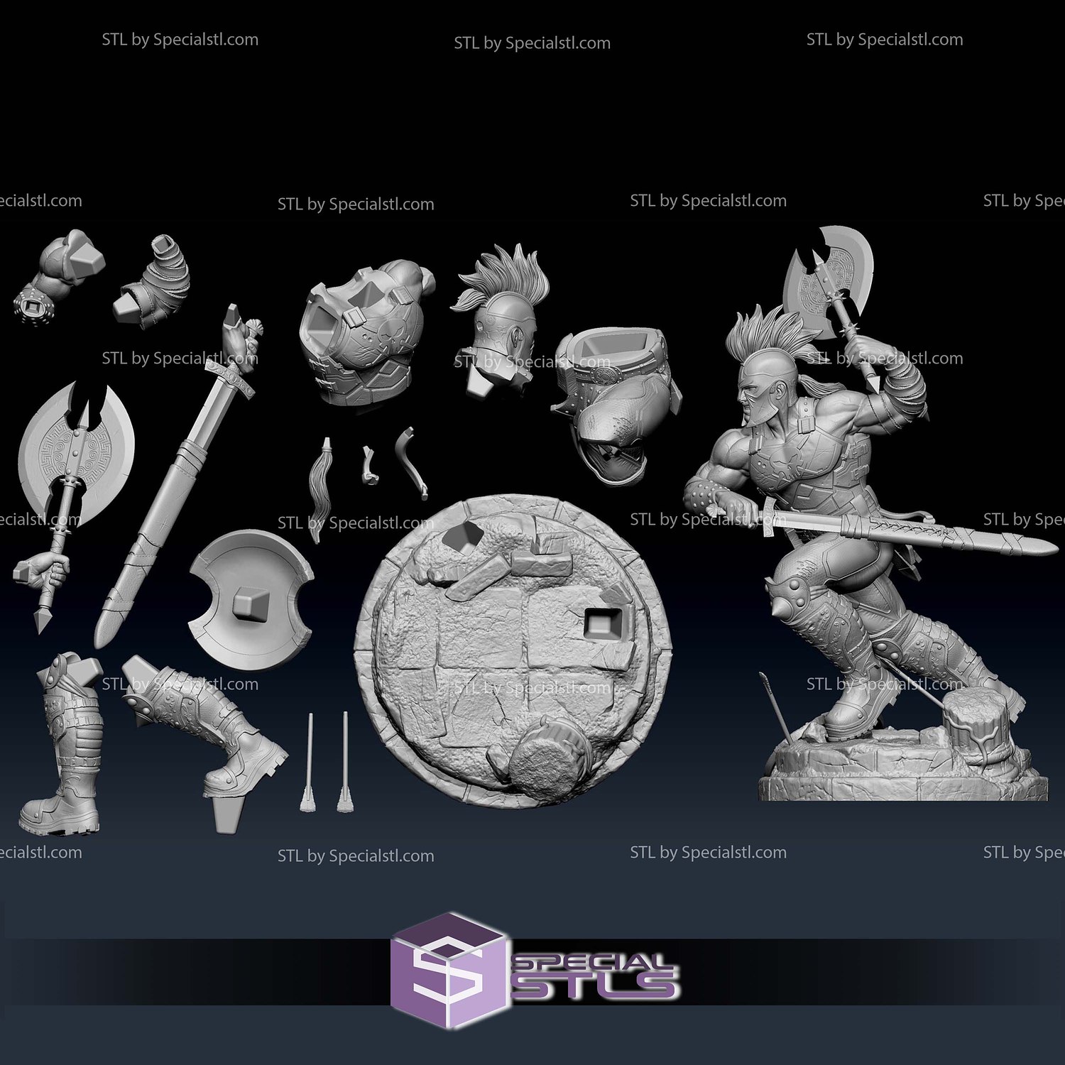 Ares Marvel Viallin 3D Print Files STL Model — view 6