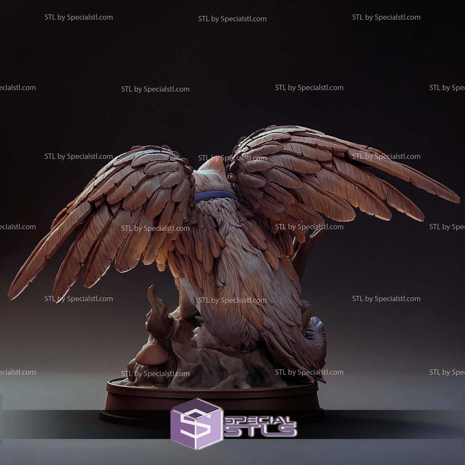Tara Baldurs Gate STL Files 3D Model — view 4