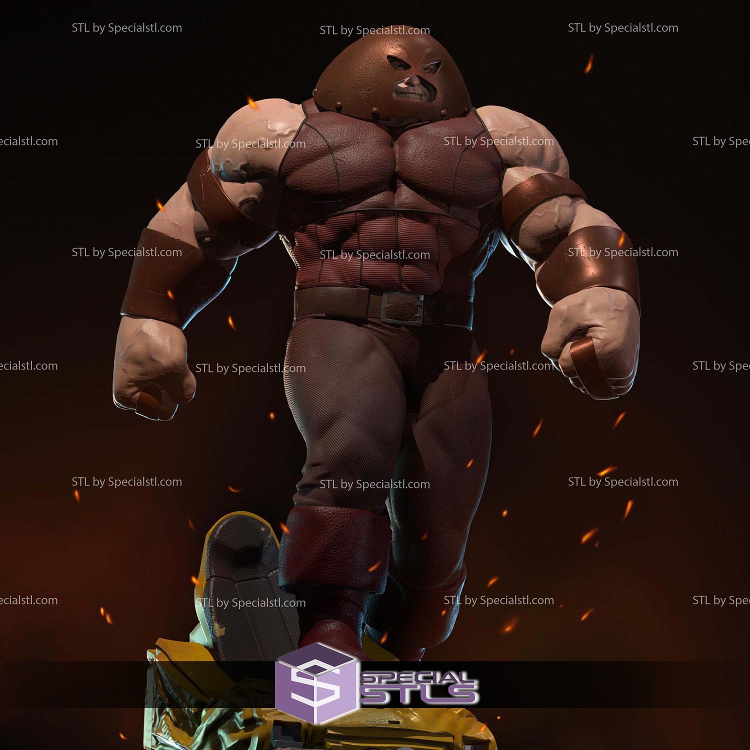 Juggernaut Cain Marko 3D Printer Files STL Model — view 2