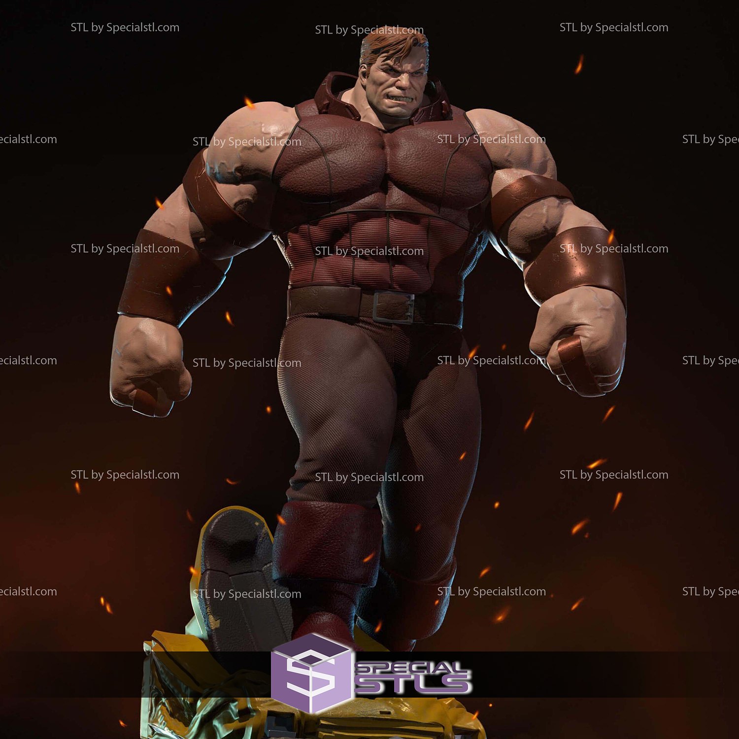 Juggernaut Cain Marko 3D Printer Files STL Model — view 3