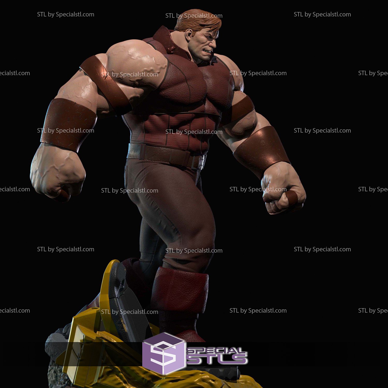 Juggernaut Cain Marko 3D Printer Files STL Model — view 6