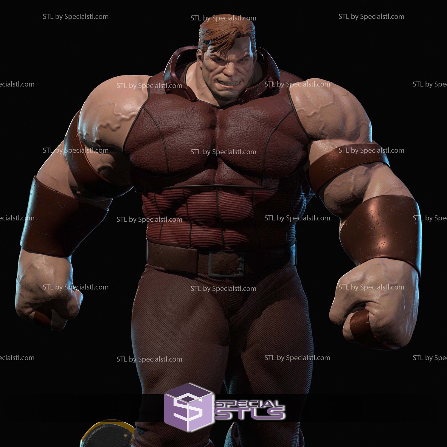 Juggernaut Cain Marko 3D Printer Files STL Model — view 7