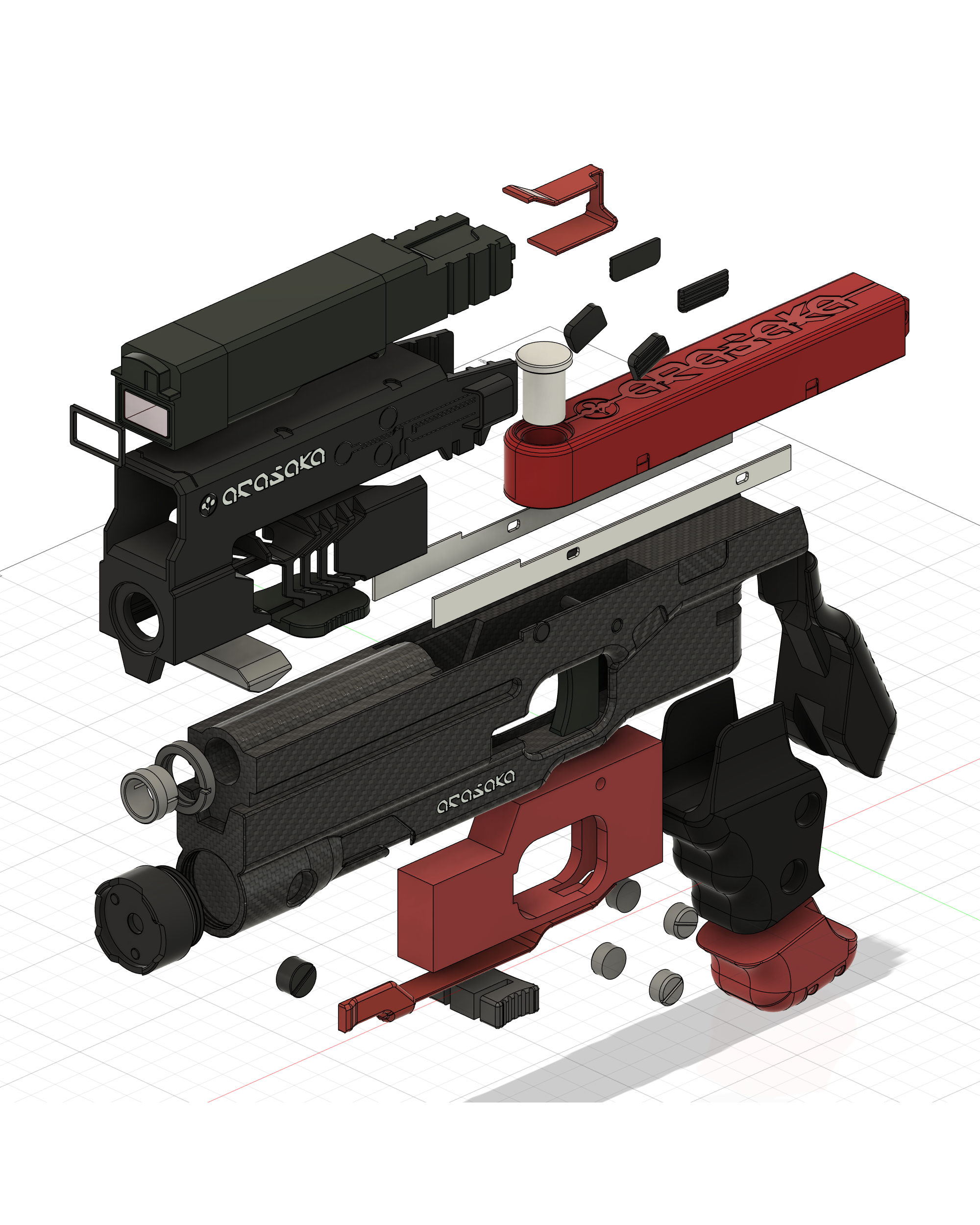 HJKE-11 Yukimura | Skippy | Cyberpunk 2077 3D STL Model — view 4