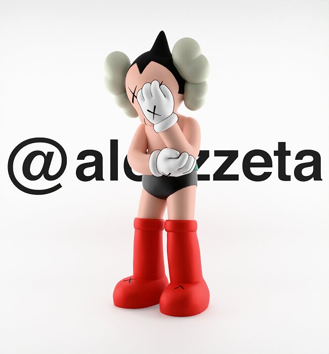 Kaws Astroboy for Print 3D BLEND Model — view 6
