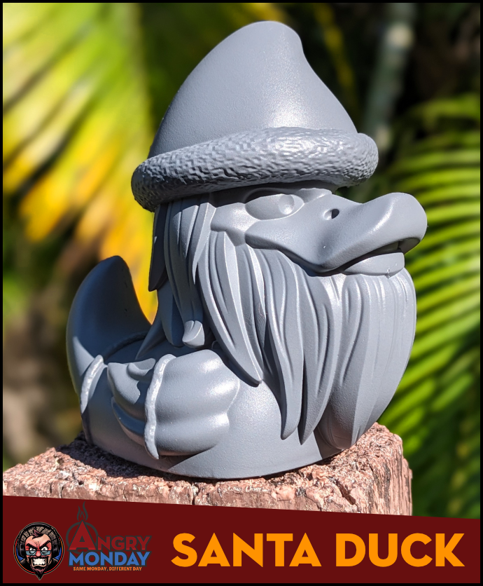 Santa Duck 3D STL Model