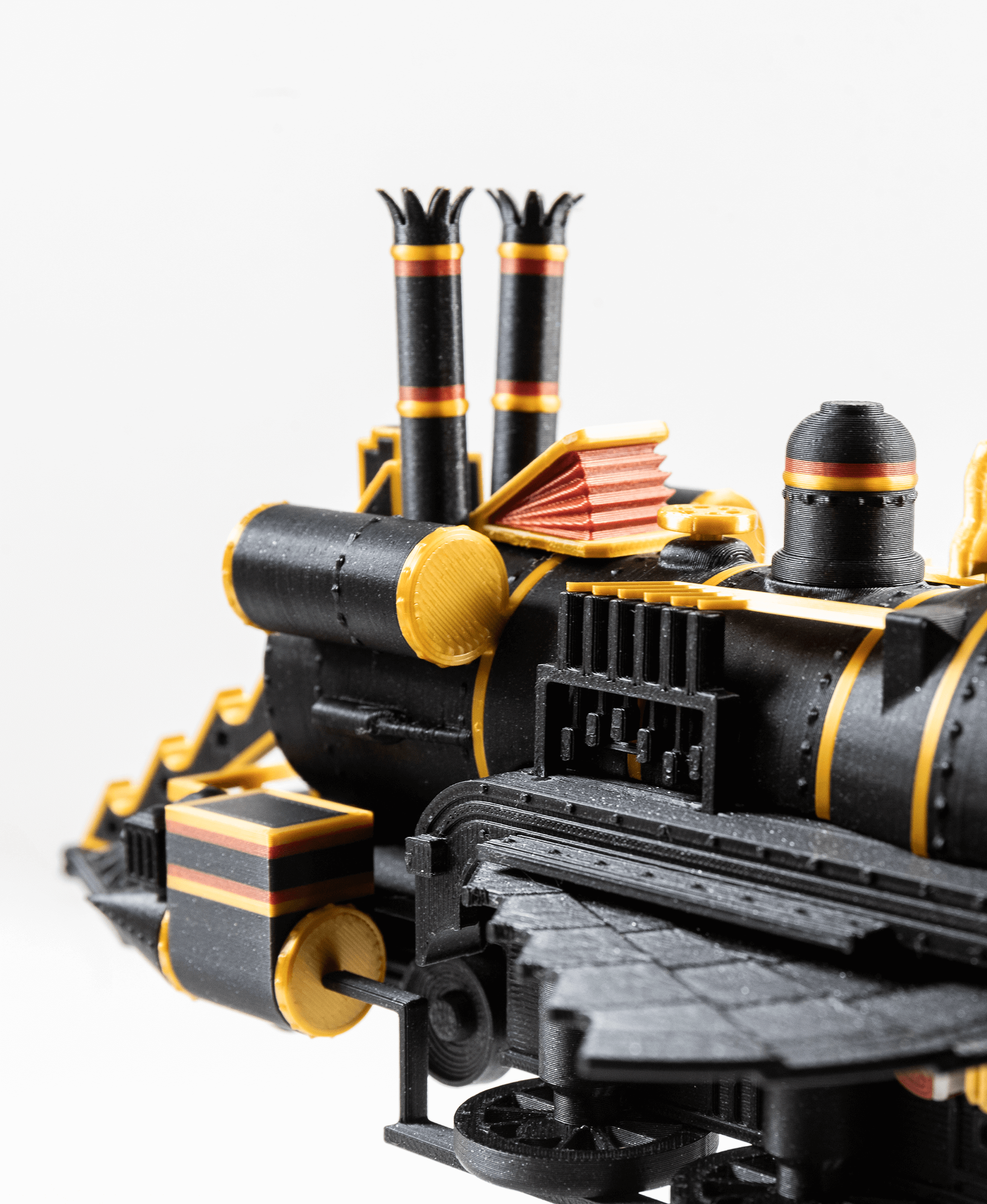 Jules Verne Train - Back to the Future - Locomotive 3D STL Model