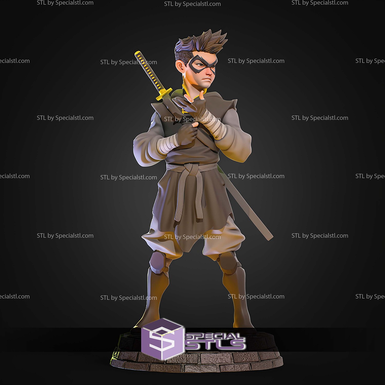 Robin Damian Wayne 298mm STL Files 3D Model — view 2