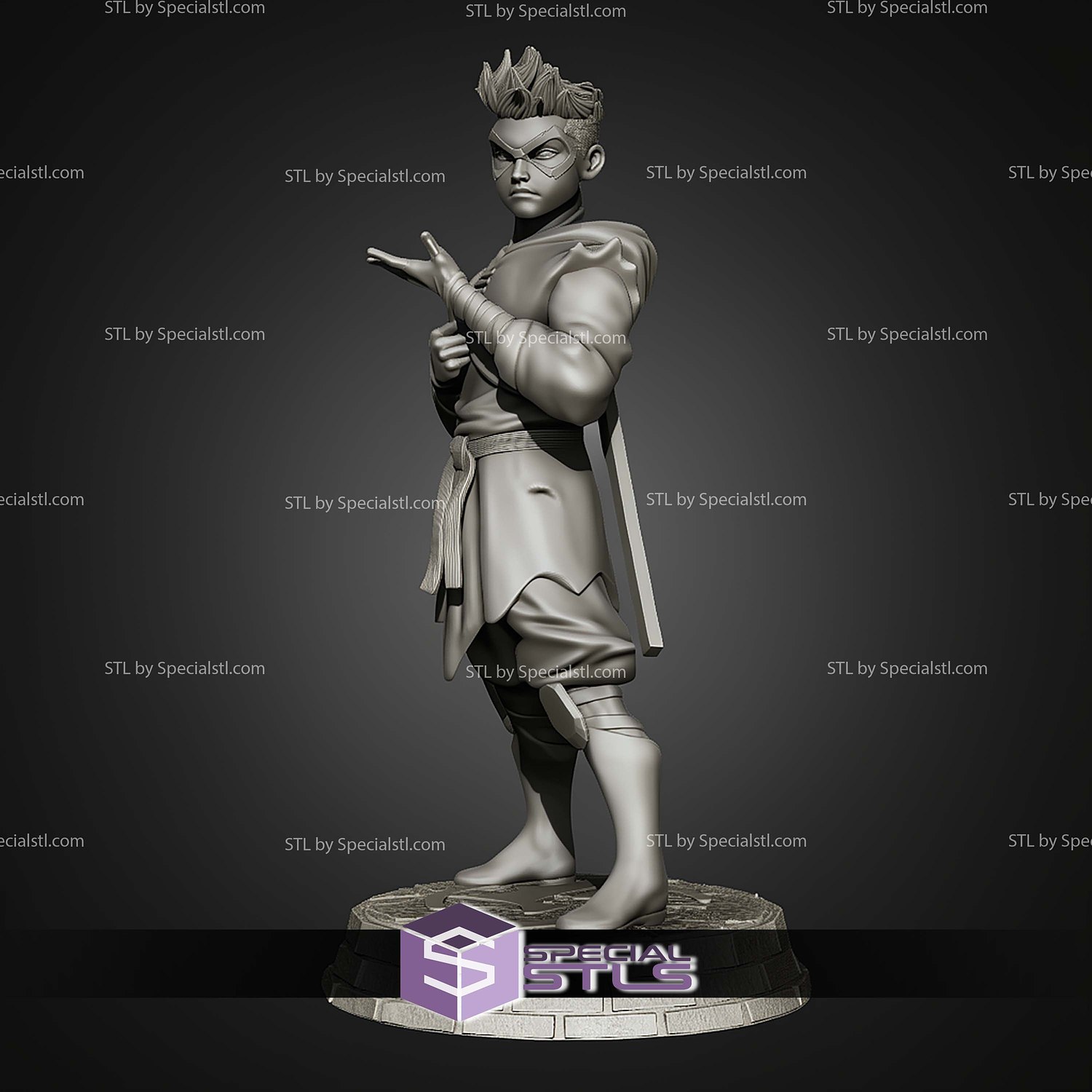 Robin Damian Wayne 298mm STL Files 3D Model — view 5