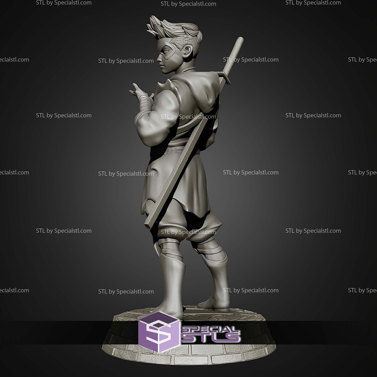 Robin Damian Wayne 298mm STL Files 3D Model — view 6
