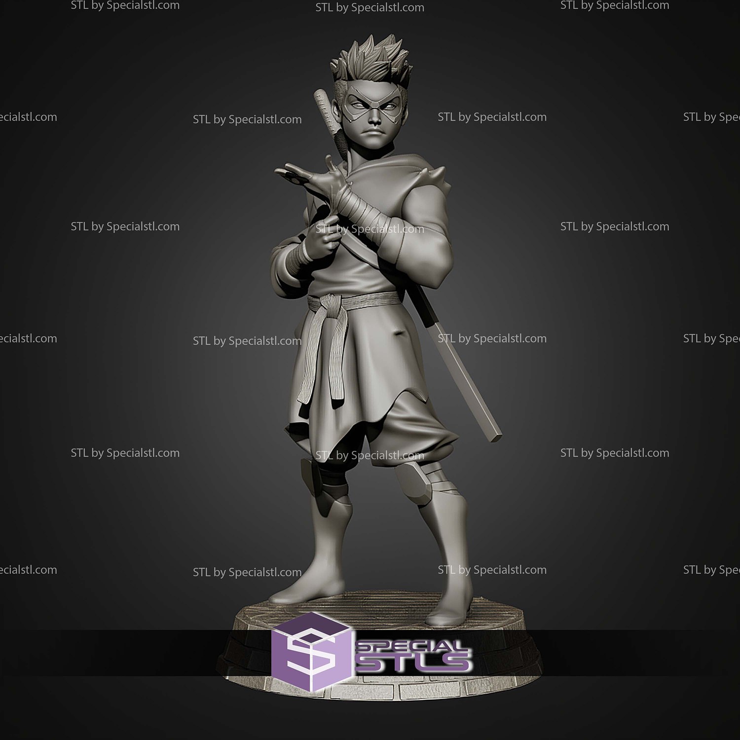 Robin Damian Wayne 298mm STL Files 3D Model — view 7