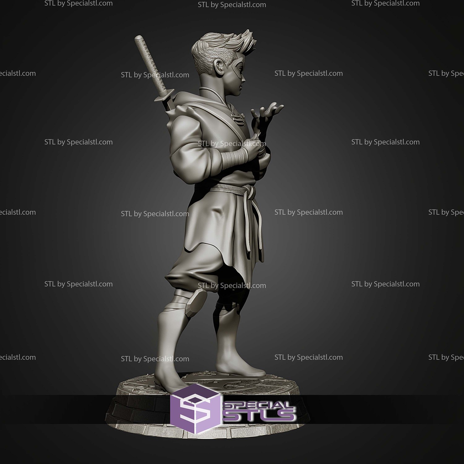 Robin Damian Wayne 298mm STL Files 3D Model — view 8