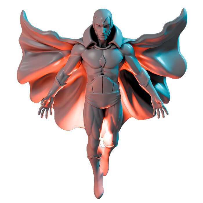 Ghost In The Machine VI - Resin Miniature Figurine 3D STL Model — view 3