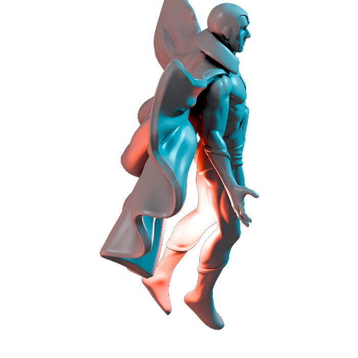 Ghost In The Machine VI - Resin Miniature Figurine 3D STL Model — view 4