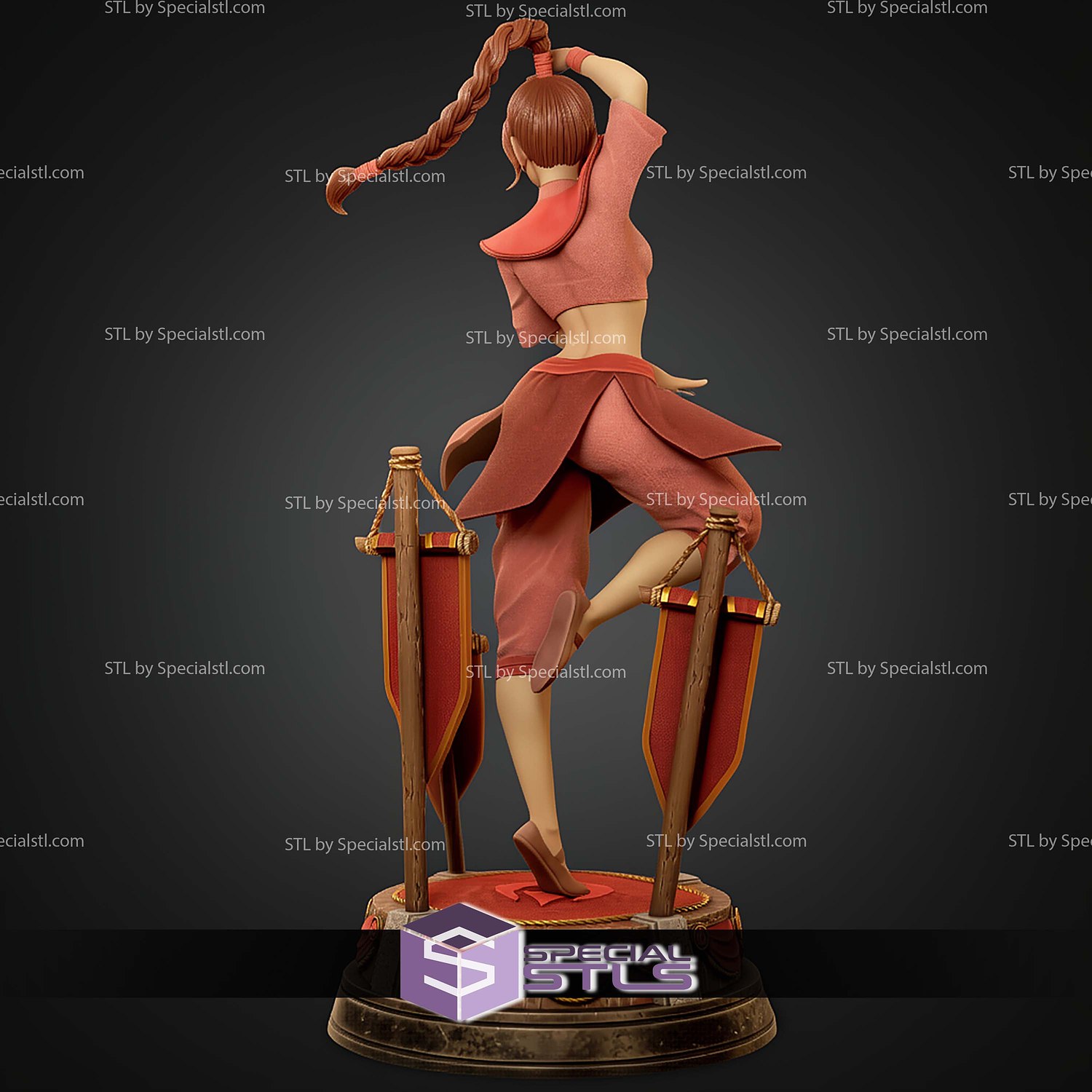 Ty Lee Avatar The Last Airbender STL Files 3D Model — view 3