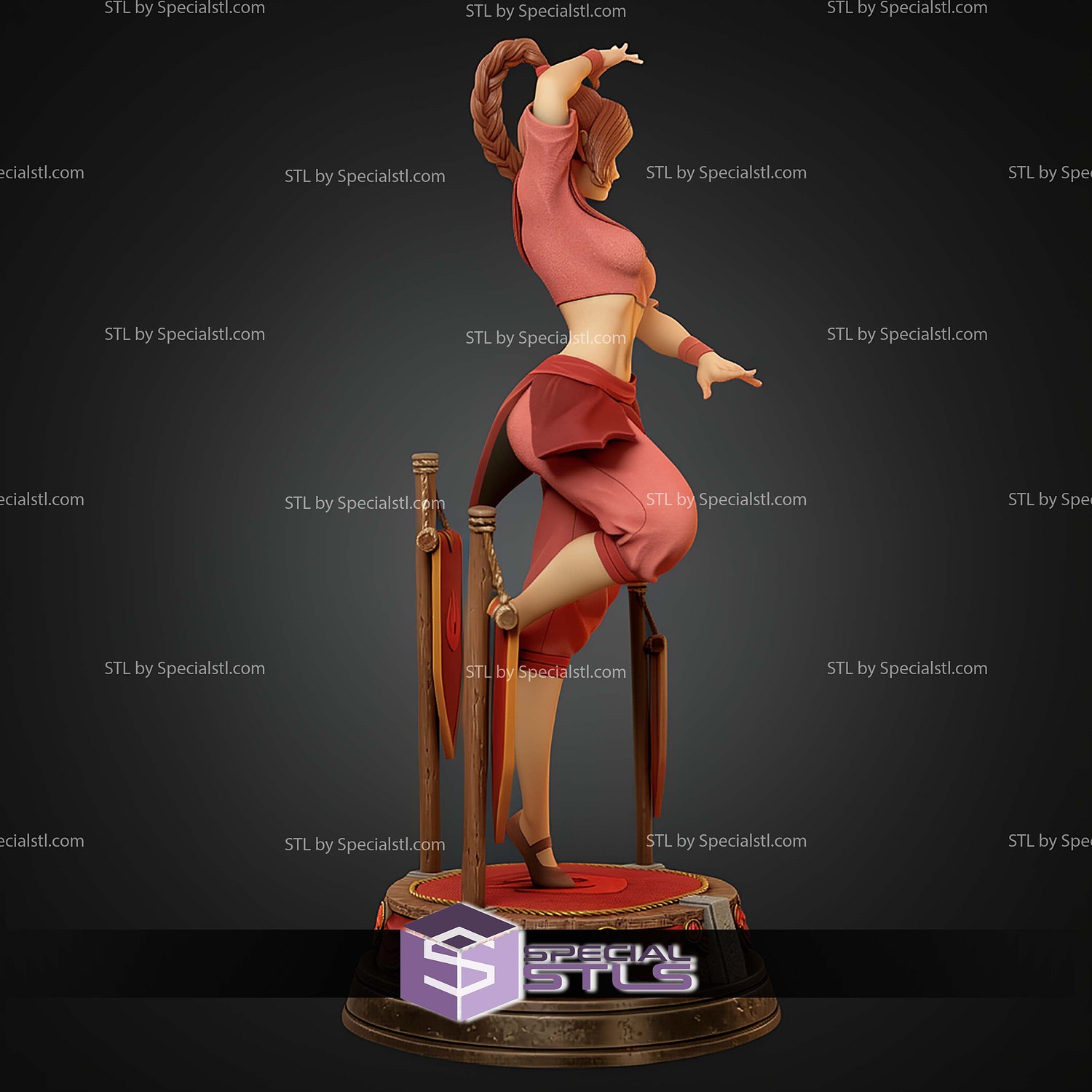Ty Lee Avatar The Last Airbender STL Files 3D Model — view 4