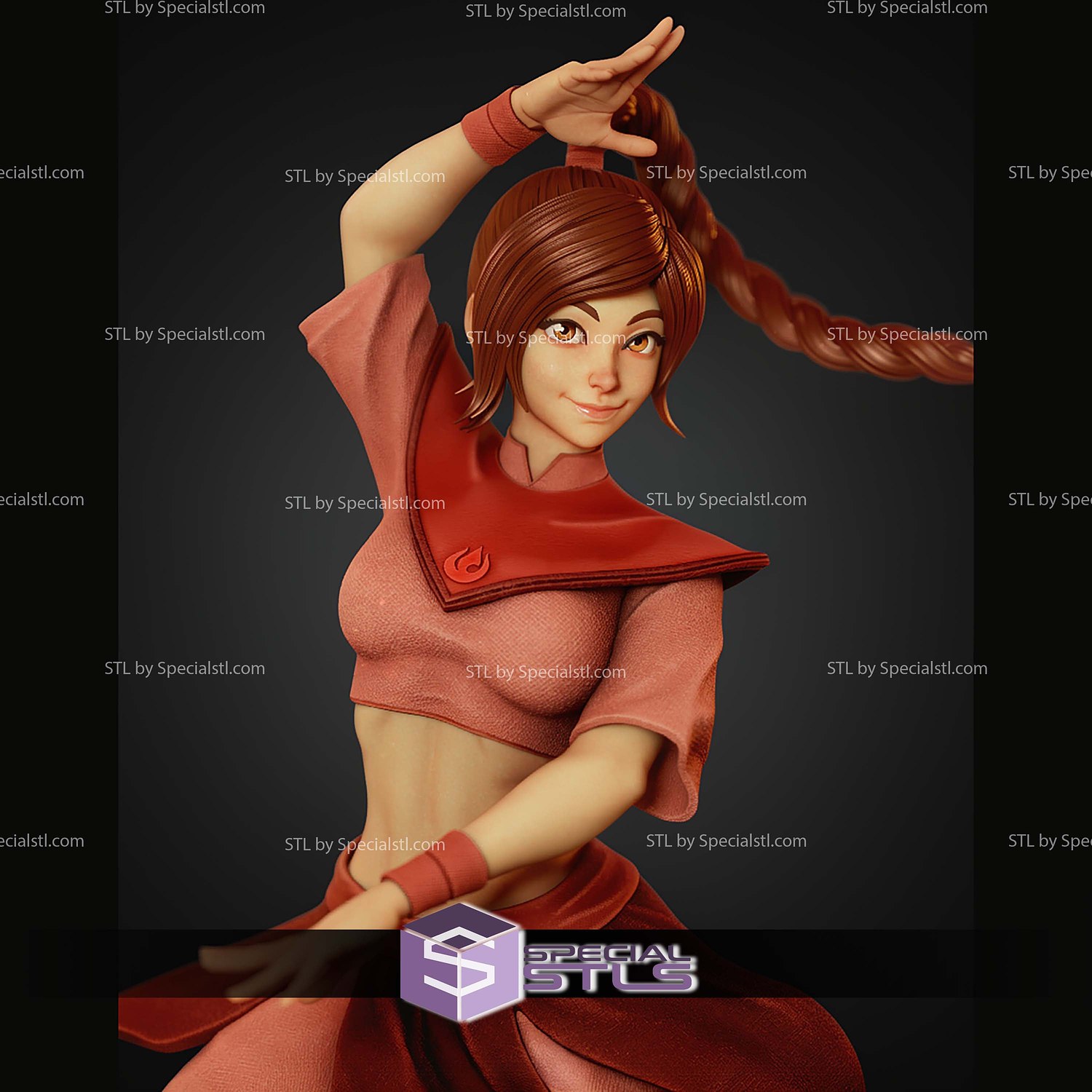 Ty Lee Avatar The Last Airbender STL Files 3D Model — view 6