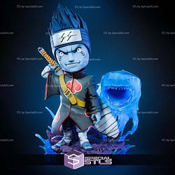Kisame and Shark Chibi 3D Printer Files STL Model