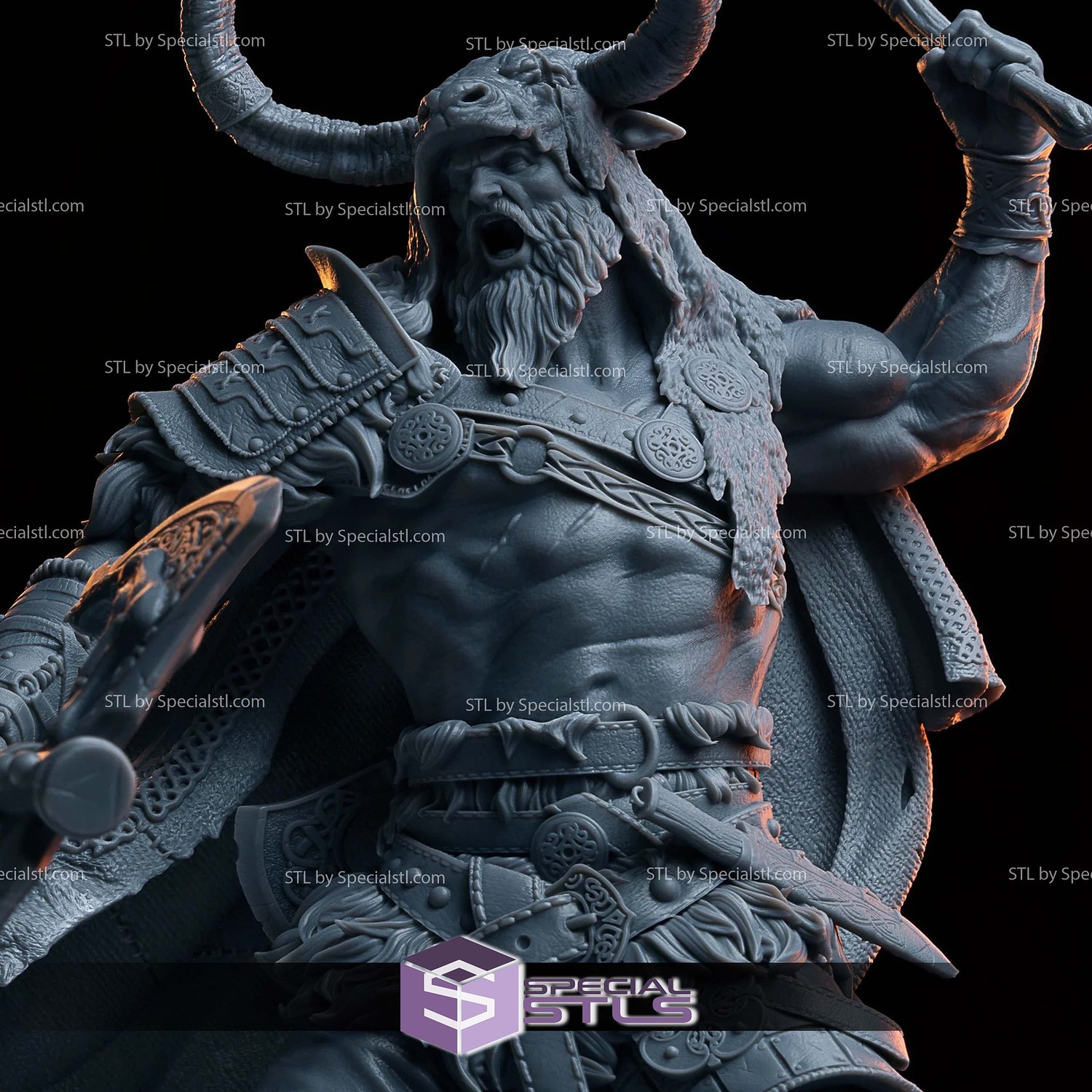 Voljaryk Vikings Warrior 3D Printer Files STL Model — view 4
