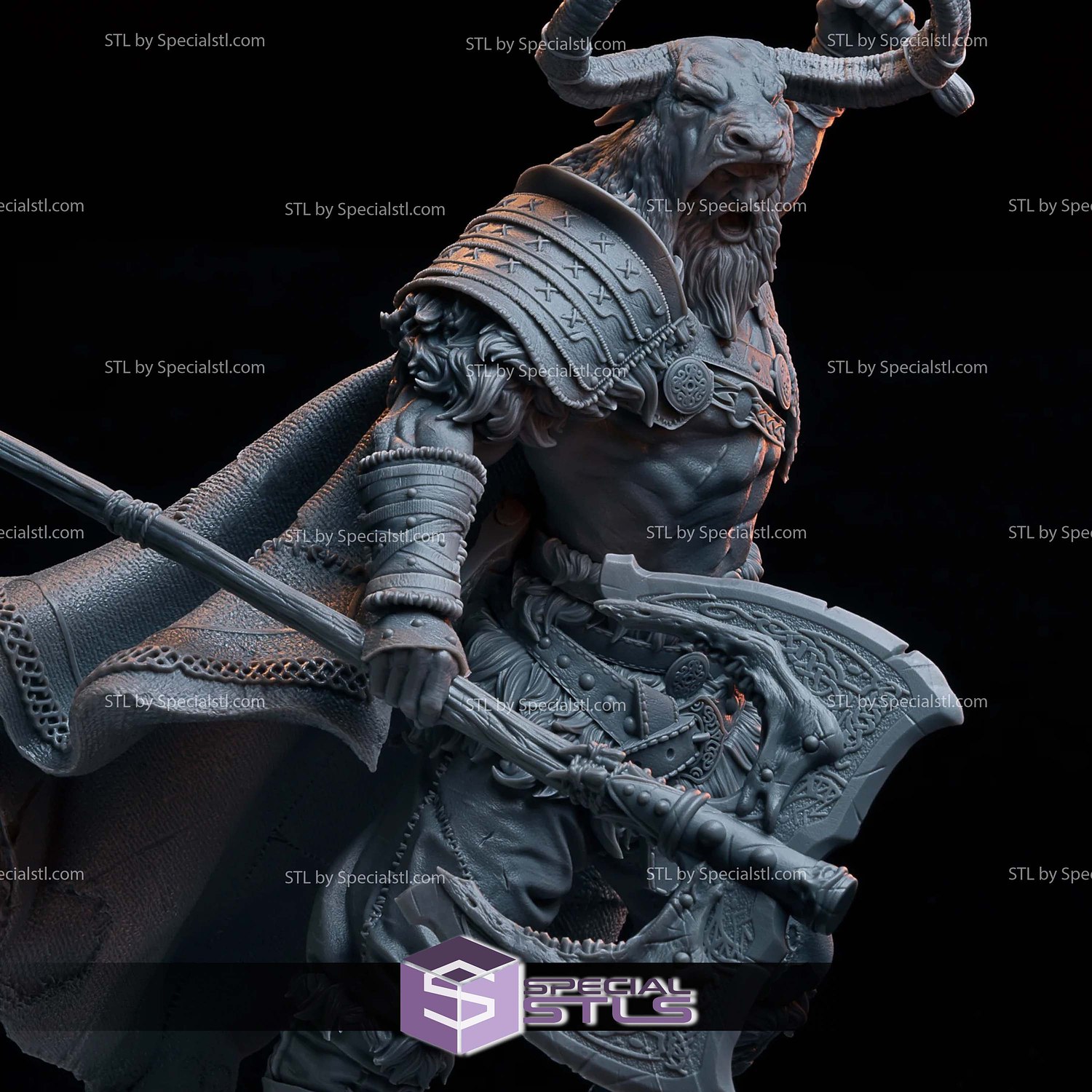 Voljaryk Vikings Warrior 3D Printer Files STL Model — view 6