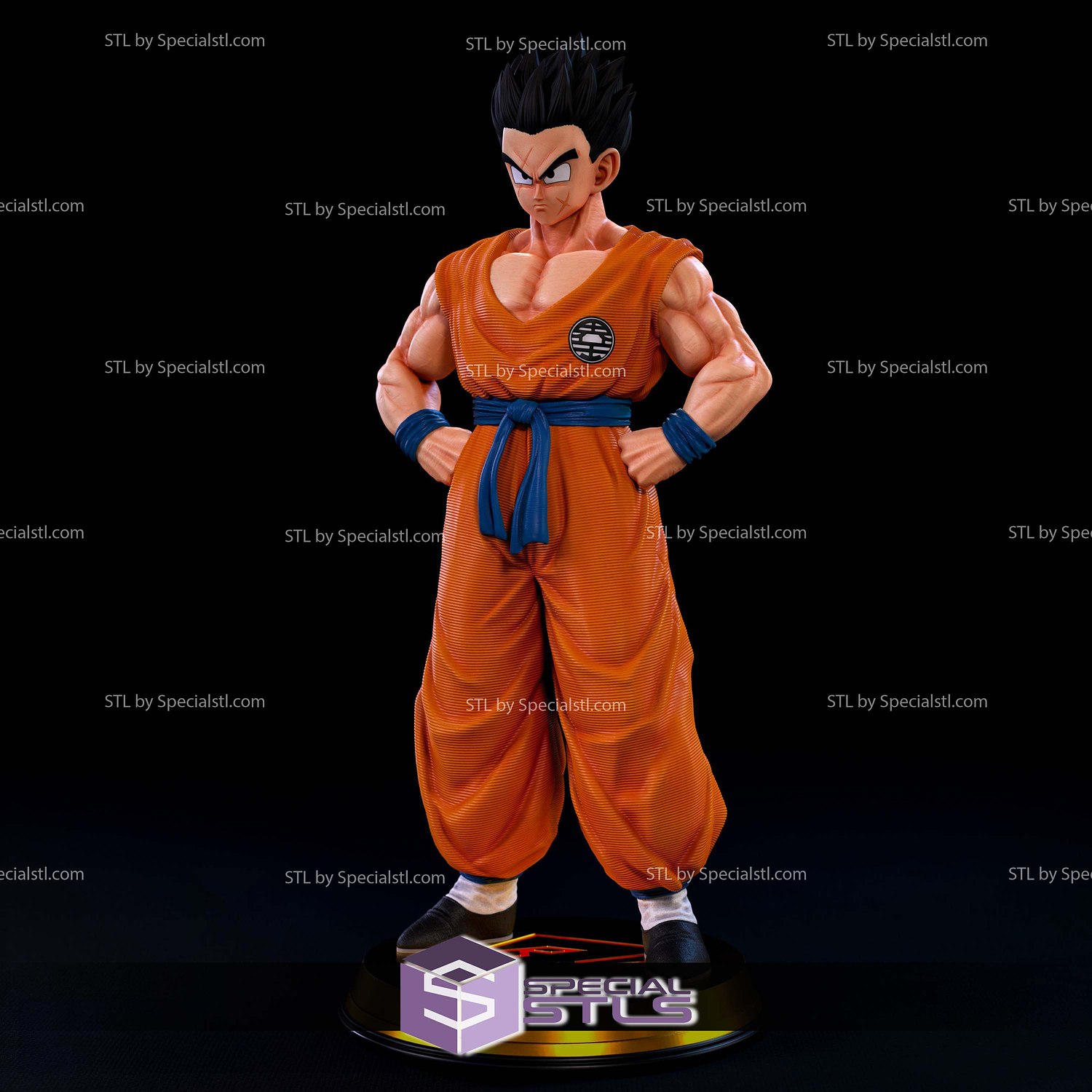 Yamcha Z Fighter 3D Print Files STL Model — view 2