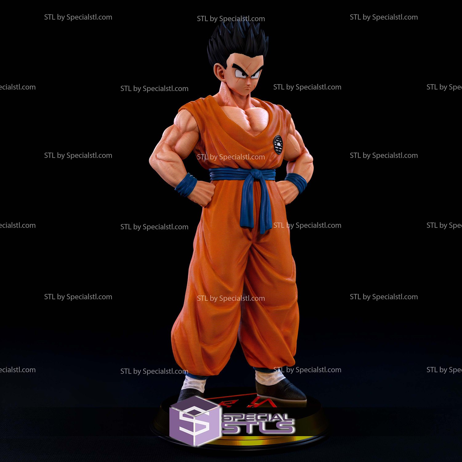 Yamcha Z Fighter 3D Print Files STL Model — view 3