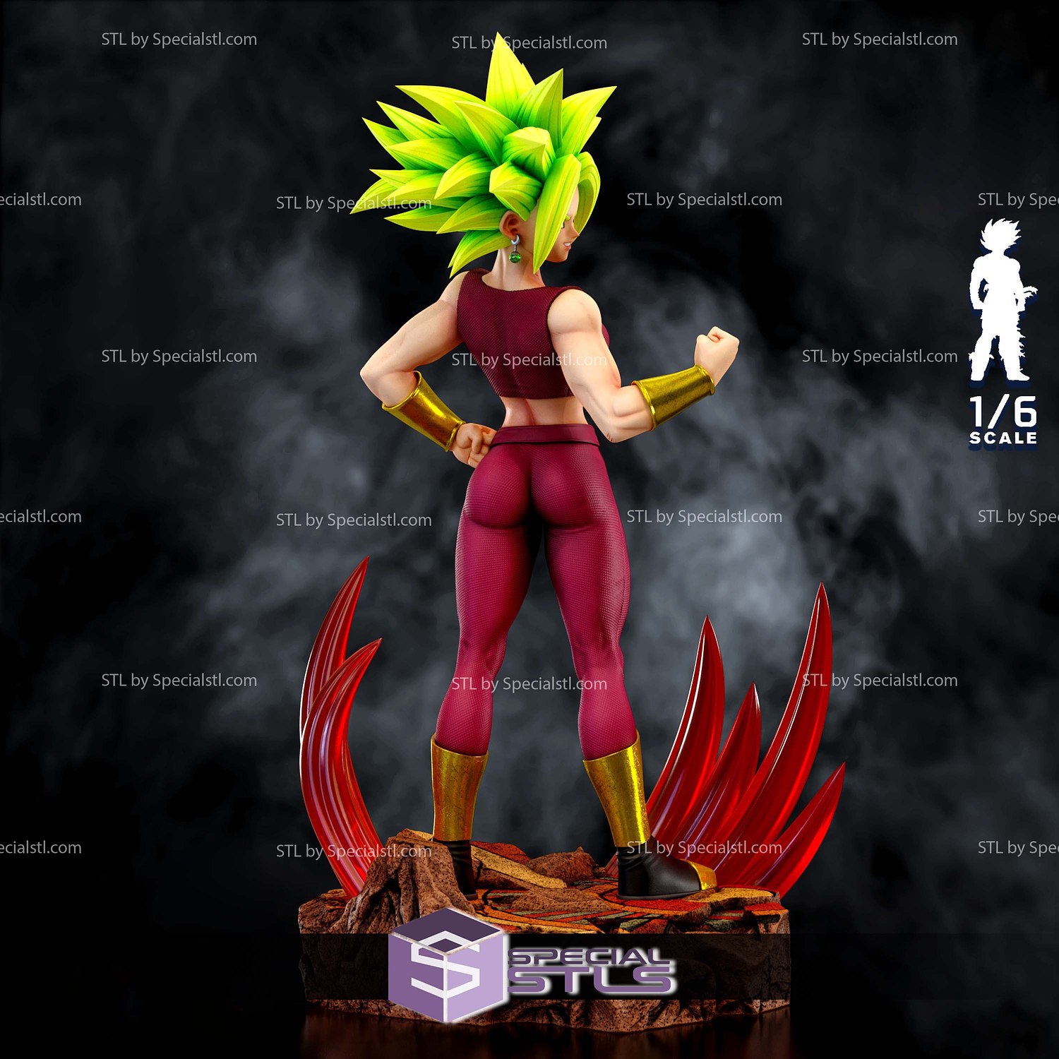 Kefla 1-6 Scale 3D Printer Files STL Model — view 2