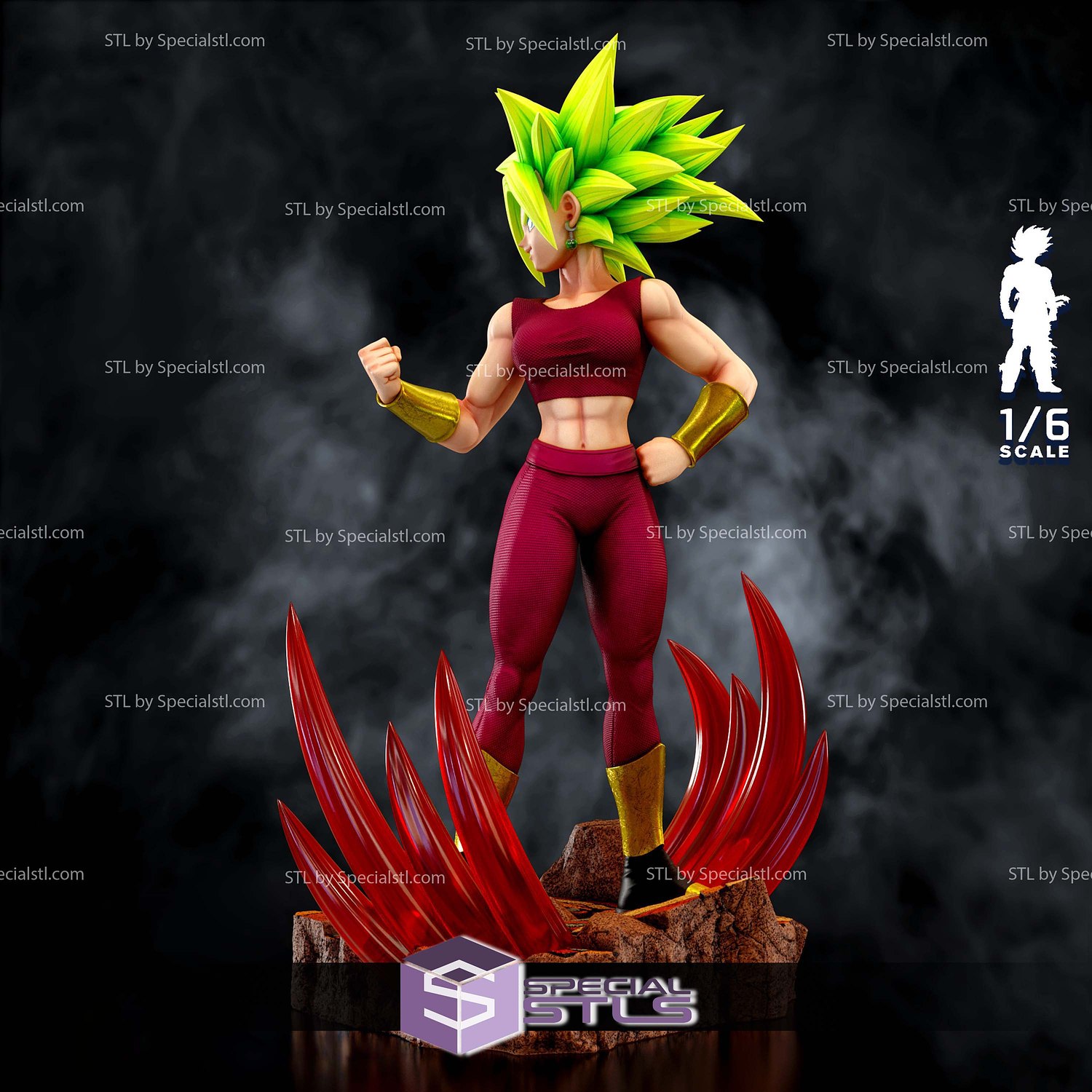 Kefla 1-6 Scale 3D Printer Files STL Model — view 3
