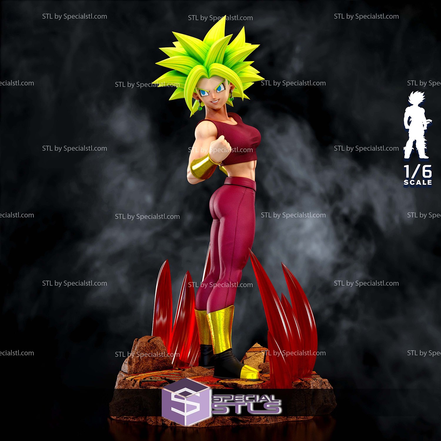 Kefla 1-6 Scale 3D Printer Files STL Model — view 4